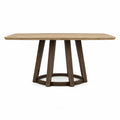 Mesa de comedor rectangular de madera