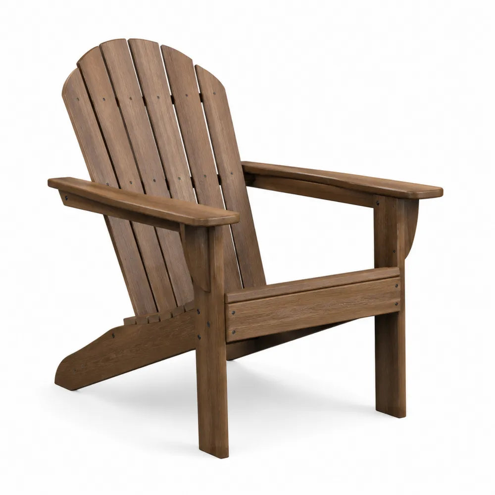 Silla de madera de acacia marrón 90x80x85 cm